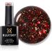 Bluesky Glitter No Wipe Top Coat GTC04 Red 10ml - UV LED Gel Nail Polish - Buy Online on GoSupps.com
