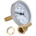 Lantelme smoking thermometer 120 C degrees stainless steel with brass fastening nut analogous thermometer for smoking fish meat for smoker smoker smoking bin smoked grill smoking cabinet (5cm)