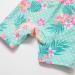 Bonverano Baby Girls Sunsuit with UV Protection and Sun Cap - Blue Floral, 12-18 Months - Buy Online on GoSupps.com