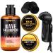 360 Wave Shampoo Wave Pomade Strong Hold 360 Wave Training Hair Cream Wave Butter for Men Pocket Palm Brush Curved Wave Brush for Men Silky Durags for Men Extra Long Tails Wave Brush Wave Cap Set