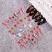 JMEOWIO 6 Sheets 3D Embossed Valentines Day Heart Nail Art Stickers Decals Self-Adhesive 5D Star Love Nail Supplies Nail Art Design Decoration Accessories - Buy Online on GoSupps.com