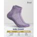 Diabetic Ankle Socks with Grips | 6 Pairs Bright Colors - Non Slip & Non Binding Diabetic Socks - Buy Online on GoSupps.com
