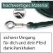 Leadership Knits with Panic Hooks for Horses - Stylish Leashes & Binding Tricks for Ponies Donkeys Goats (Green/Black) - Buy Online on GoSupps.com