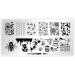 Whats Up Nails - B075 Somewhere in Bee-tween Stamping Plate for Nail Art Design