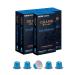 New Grano Milano Decaffeinato 50 Aluminium Coffee Pods Compatible with Nespresso Original line Medium Roast - Intensity 7/12 Coffee Capsules Made in Italy Espresso Coffee Decaf NEW LINE