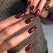 Dark Red Almond Shaped Nails Press on Nails KXAMELIE Glue on Nails Almond for Women Acrylic Nails Press on Medium Length Stick on Nails for Women Girls Daily Work Wear almond dark red