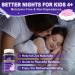 Magnesium Glycinate Gummies for Kids 4+: Sugar Free Magnesium Bisglycinate Gummy with Chamomile L-Theanine Lemon Balm B6 Omega 3 Zinc - Gluten Free Non-GMO Vegan Mixed Berry Flavor Mixed Berry 60 Count (Pack of 2) - Buy Online on GoSupps.com