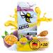 Aerobee Energy Liquid Gel - Maracuja 10x26g 100% natural energy gel from honey Really delicious sports gel for endurance sports energy gel running power gel sport carbohydrates gel maracuja liquid (10 gels)
