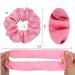 Simnice 60 Colors Silk Large Satin Hair Scrunchies - Elastic Hair Ties for Women Girls - Buy Online on GoSupps.com