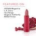 Pomegranate Oil Anti-Aging Lipstick - Vegan Fruit Pigmented Foxglove Color, Long Lasting, Moisturizing Cocoa Butter, Satin Finish - 0.15 oz - Buy Online on GoSupps.com