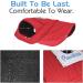 Pawaboo X-Large Dog Baseball Cap - Adjustable Sun Protection Hat with Ear Holes for Puppies - Red Pet Accessory - Buy Online on GoSupps.com