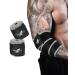 kcross Elbow Wraps for Weightlifting 47" Strengthening support Elbow Sleeve Weightlifting (1 Pair) for Powerlifting Bench Press Gym Workout (Gray)