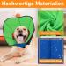 Roll Ruff Dog Leak Protection Collar - Adjustable Soft & Breathable Blue & Green Neck Band for Small Dogs | Eco-Friendly Pet Tape - Buy Online on GoSupps.com