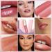 Skynest Derol Lip Plumper Gloss Set - 5pcs Tinted Lip Gloss with Glitter | Lip Care Serum for Moisturizing and Reducing Fine Lines - Buy Online on GoSupps.com
