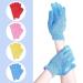 4 Pairs Exfoliating Bath Gloves | Double Sided Scrub Mitts for Shower and Spa | Body Scrubber Glove Set in Yellow, Red, Pink, Light Blue - Buy Online on GoSupps.com