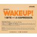 WAKE UP! Caffeinated Caramel Protein Bars - Gluten Free Vegetarian 350mg Caffeine - 8 Pack for Focus & Clarity - Kosher Ingredients - Buy Online on GoSupps.com