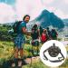 Angoily Stainless Steel Military Canteen with Compass - Compact Outdoor Hiking Kettle Cover - 17x13cm, Green - Buy Online on GoSupps.com