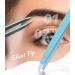 Sonnorel Precision Tweezers Set - Piece of 3 Colorful Professional Tweezers - Handy Carry Pouch - Superior Stainless Steel Tweezer Set - Splinters Eyebrows Face or Ingrown Hair - Buy Online on GoSupps.com