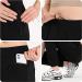 ODODOS Women's Water-Resistant Hiking Jogger Pants - Quick Dry Athletic Outdoor Pants with 3 Pockets (Medium, Black) - Buy Online on GoSupps.com