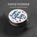 Colorful Flowers Portable Metal Pill Box - Round Mini 3-Compartment for Small Pills | Travel Essential - Buy Online on GoSupps.com