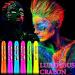 Glow in the Dark Face Body Paint Sticks - 6 Colors UV Neon Crayons for Halloween Mardi Gras & Festivals - Buy Online on GoSupps.com