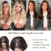 Adjustable Brown Clip-in Hair Extensions - 20 inch Synthetic Curly Hair Pieces for Women - Buy Online on GoSupps.com