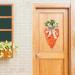 Durable Easter Carrot Party Decorative Wreath Charming Carrot Shaped Easter Party Decoration Wreath Festive Ornament Carrot Wreath For Easter - Buy Online on GoSupps.com