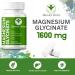 Magnesium Glycinate 1600mg per Serving High Absorption Pure and Potent - 60 Capsule - Buy Online on GoSupps.com