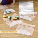 Pill Pouch Bags (Pack of 100) - Disposable Travel Pill Baggies w/ Labels - 3x2.75 - Buy Online on GoSupps.com