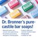 Dr. Bronner's Eucalyptus Pure-Castile Bar Soap 6-Pack - Organic, Gentle & Moisturizing for Face, Body, Hair - Vegan & Cruelty-Free - 5 oz - Buy Online on GoSupps.com