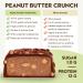 Alpha Foods Vegan Protein Bars 15 x 55g Peanut Butter Crunch - High Protein Plant Based Snacks (25%) - Lactose Free, Low Carb & Gluten Free - Buy Online on GoSupps.com