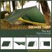 V VONTOX 10x10ft Hammock Rain Fly Tarp with UV Protection - Waterproof Tent Tarp for Camping and Outdoor Activities - Buy Online on GoSupps.com