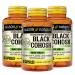 Mason Natural Black Cohosh Alleviates Hot Flashes & Night Sweats Restores Hormonal Balance Herbal Supplement Beige 60 Count Pack of 3