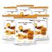 Supplify protein chips (BBQ vegan) - protein snack for losing weight or muscle building - the delicious alternative to protein powder or bar (12x50g) BBQ 50 g (12 Pack)