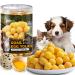 Freeze-Dried Quail Egg Yolk for Cats and Dogs Training 240g Healthy Tasty Freeze-Dried Pet Food Limited Ingredient Quail Egg Yolk Natural High Protein Pet Treats Snacks for Dogs Cats