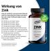 Buy Wehle Zinc Tablets - 365 High Dosage Zinc Bisglycinate (25mg) - Premium Vegan Formula Laboratory-Tested Made in Germany - International Shipping Available - Buy Online on GoSupps.com