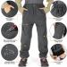 Kids Snow Ski Pants | Waterproof Insulated Outdoor Hiking Pants Grey 9037 | Boys Girls 4-5T - Buy Online on GoSupps.com