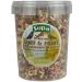 Supa Dried Mealworms Hi-Energy Suet Pellets & Fruit Mix for Wild Birds 1 Litre Bucket High Energy Protein Rich Treat For Garden Birds Attract More Birds To Your Garden Quality Wild Bird Food.