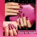 DouborQ Glitter Nail Polish Bright Red Glimmer Long-lasting Sequins Nail Art Varnish (08) Bright Red-08 - Buy Online on GoSupps.com