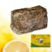 Aroma Depot Lemon Raw African Black Soap 8 oz - 100% Natural Handmade Soap for Acne Eczema Psoriasis & Scar Removal - Best Face & Body Wash - Buy Online on GoSupps.com