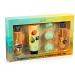 Fine Fragrance Body Mist & Body Splash Gift Set Luxury Self-Care Combo for Women and Girls (Coconut Cucumber Mango Pear w/ Bath Fizzer Bath Bomb) Valentines Gift for Women Coconut Cucumber Mango Pear w/ Bath Fizzer 6-piece