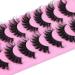 JIMIRE Cat Eye Lashes Faux Mink Eyelashes Fluffy 18MM Volume Mink Lashes Natura Look Like Eyelash Extensions Wispy Full False Eyelashes Strip Lashes 7 Pairs Pack G - Buy Online on GoSupps.com