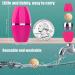 Oil Absorbing Volcanic Face Roller for Oily Skin Control | Reusable Facial Skincare Tool with Mini Massage | Pink Circle - Buy Online on GoSupps.com