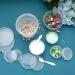 Cosywell Plastic Cream Jars 3.4oz/100ml Travel Containers for Toiletries Empty Cosmetic Pot Jars 5 Pieces Refillable TSA Approved Leak-proof Travel Size Accessories with Lids pattern5 - Buy Online on GoSupps.com