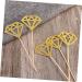 100pcs Wedding Birthday Diamond Decor Cake Insert Card Golden medium - Buy Online on GoSupps.com