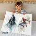 Spiderman Batman Nursery Posters - 40x30 cm Watercolor Wall Art for Children's Room Decoration - Superhine 2 Set - Buy Online on GoSupps.com