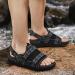 COFACE Men's Outdoor Sport Sandals - Lightweight Trekking & Beach Sandals with Arch Support - 48 EU Black - Buy Online on GoSupps.com