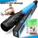 Physix Gear Sport Massage Roller with Handle Self-Massage Fascia Rod for Muscle Pain Relief | Blue Includes 1 Pack + E-Guide - Buy Online on GoSupps.com