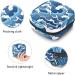 Shop Women's Lift Still Pad Holder - Sea Wave Pattern Blue & White - Portable Period Kit Bag for Women & Girls - Buy Online on GoSupps.com