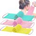 TENQUAN 3 PCS Exfoliating Net African Sponges Bath Sponge Exfoliating Body Scrubber Shower Scrubber Skin Smoother for Men & Women Clean Clear Exfoliating Daily Wash (Pink Green Yellow) 3 Pcs (Pink Green Yellow)
